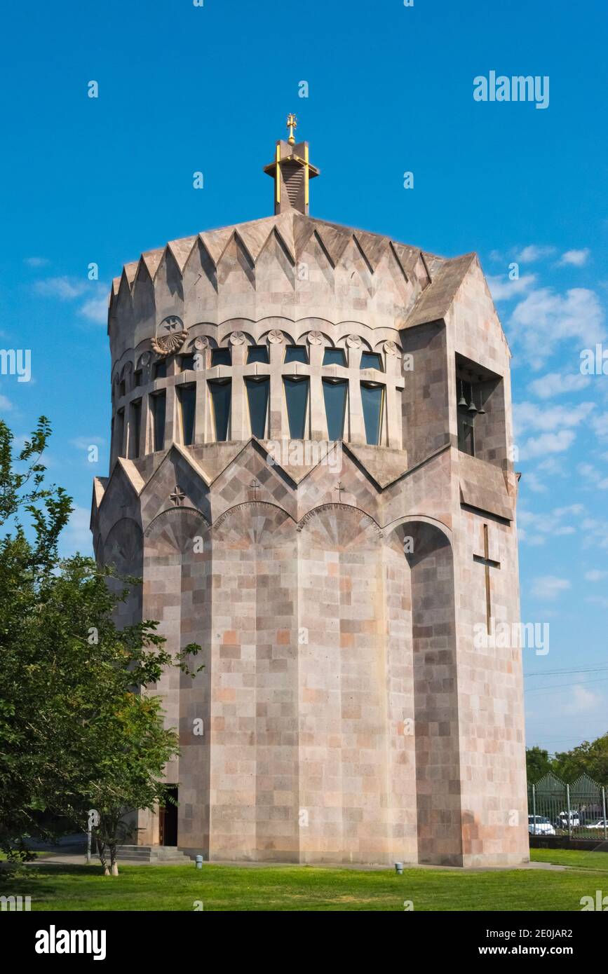 Church of the Holy Archangels in the complex of the Mother See of Holy Etchmiadzinal, the center of the Armenian Apostolic Church, UNESCO World Herita Stock Photo