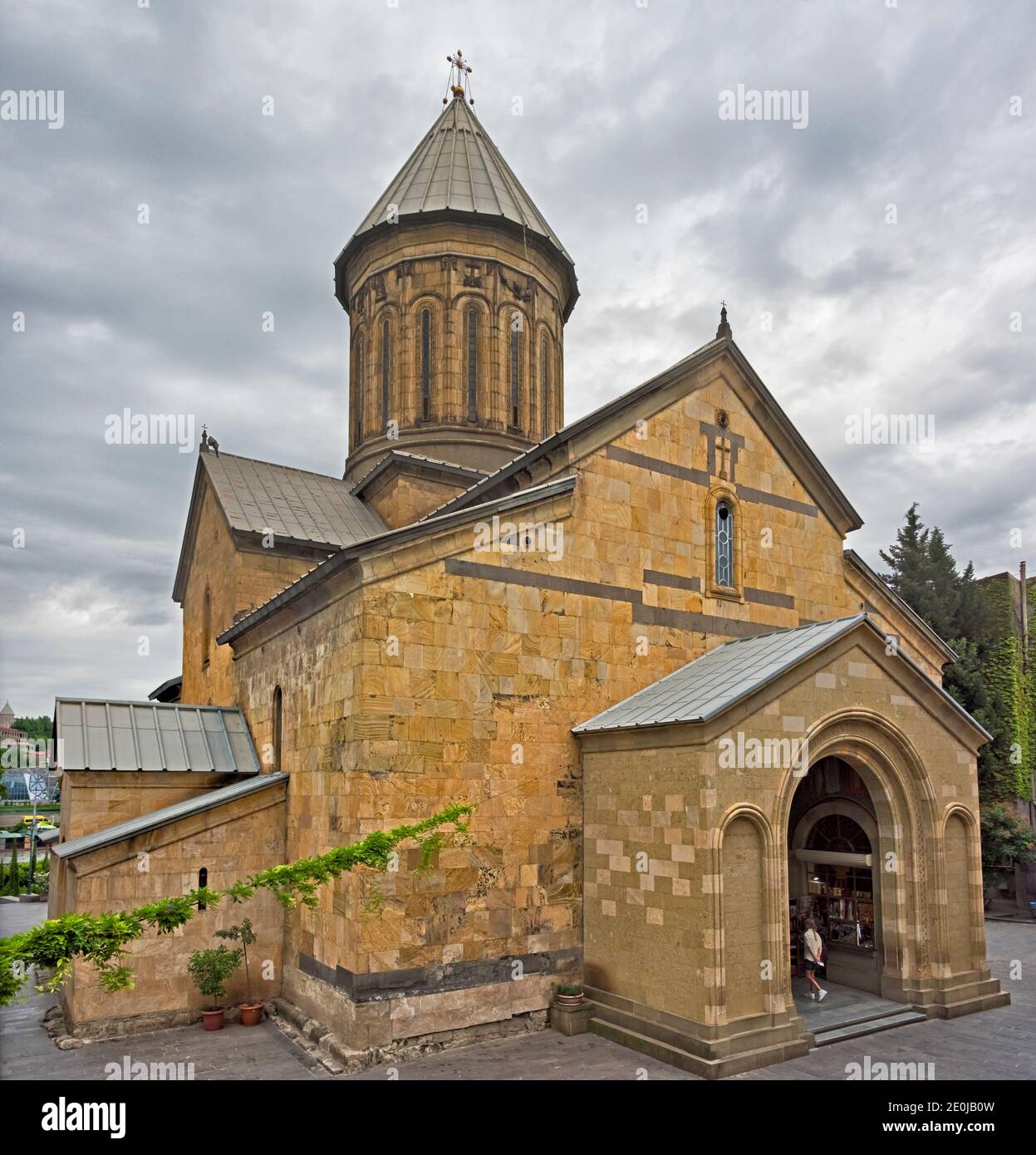 Jvaris Mama Church, Tbilisi, Georgia Stock Photo
