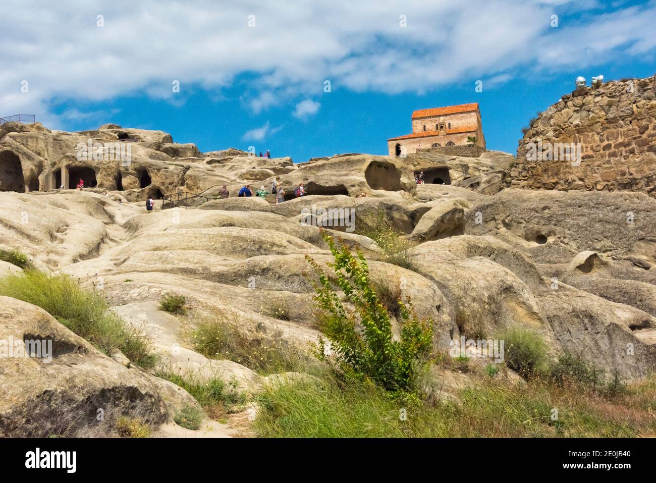 9th/10thcentury basilica at Uplistsikhe cave complex, monument of rock