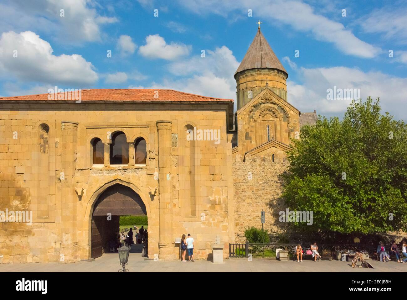 Svetitskhoveli Cathedral, UNESCO World Heritage site, Mtskheta, Georgia Stock Photo
