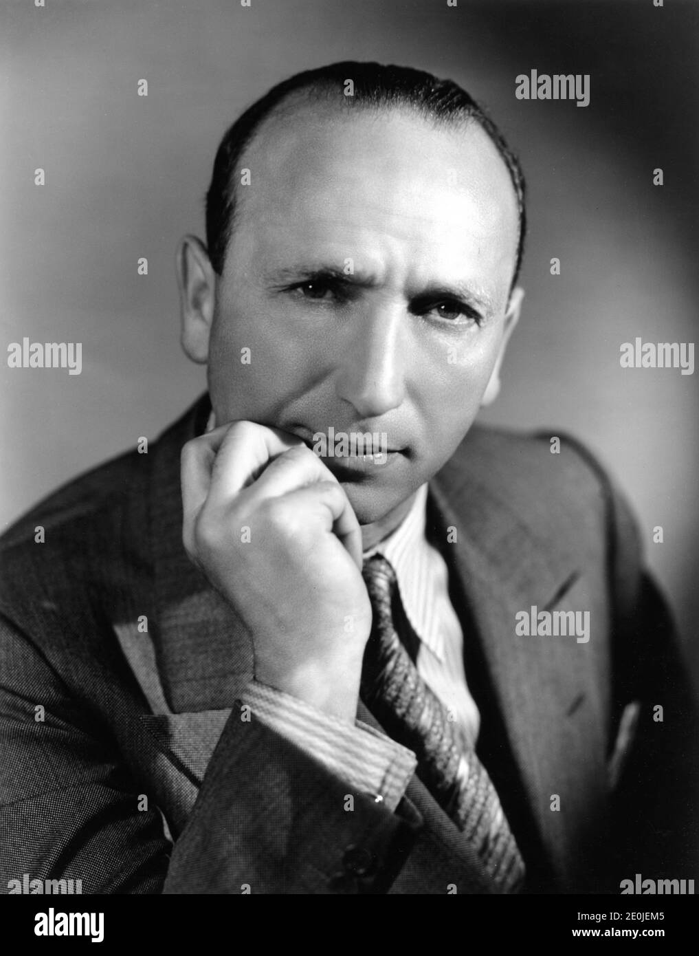 Hungarian Movie Director MICHAEL CURTIZ 1935 Portrait by ELMER FRYER publicity for Warner Bros. Stock Photo