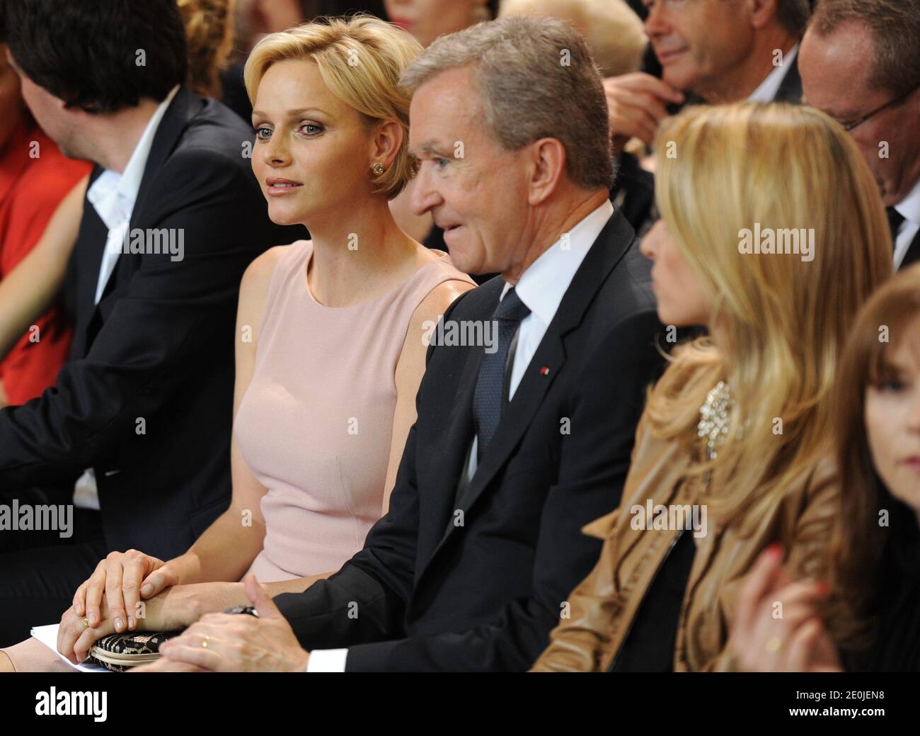 Delphine Arnault attending the Christian Dior Haute-Couture Show as part of  the Fall/Winter 2012-2013 Paris Fashion Week, in Paris, France on July 2,  2012. Photo by Nicolas Genin/ABACAPRESS.COM Stock Photo - Alamy