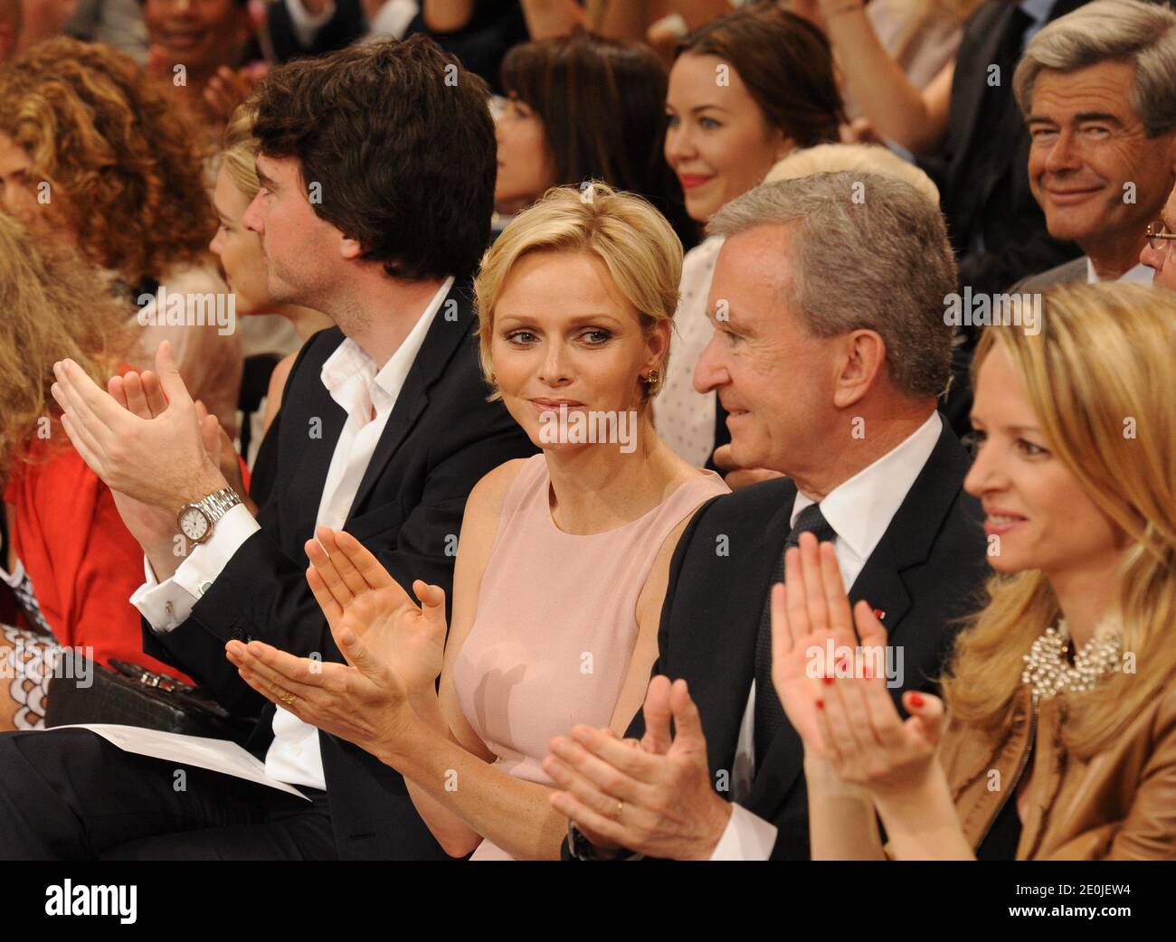 Antoine Arnault, Princess Charlene of Monaco, Bernard Arnault and