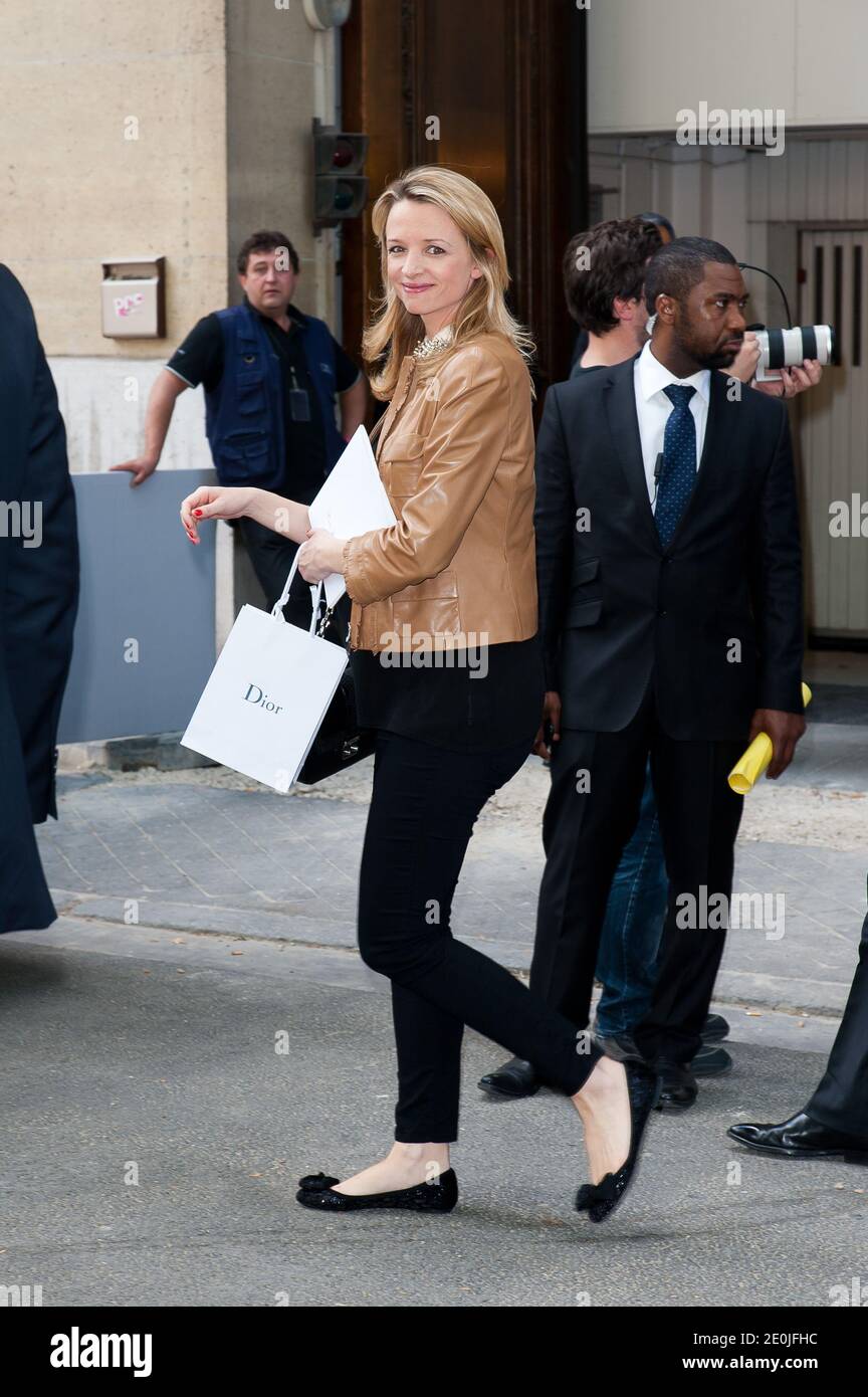 Delphine Arnault attending the Christian Dior Haute-Couture Show as part of  the Fall/Winter 2012-2013 Paris Fashion Week, in Paris, France on July 2,  2012. Photo by Nicolas Genin/ABACAPRESS.COM Stock Photo - Alamy