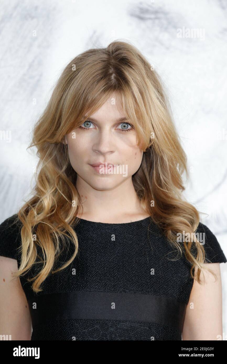 Clemence Poesy attending the Chanel Fashion Show as part of Paris