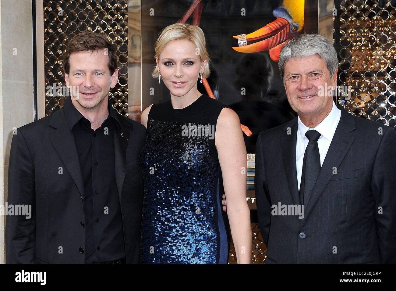 Peter Marino and Yves Carcelle attending the Louis Vuitton new boutique  opening at Place Vendome in Paris, France on July 3, 2012. Photo by Nicolas  Briquet/ABACAPRESS.COM Stock Photo - Alamy