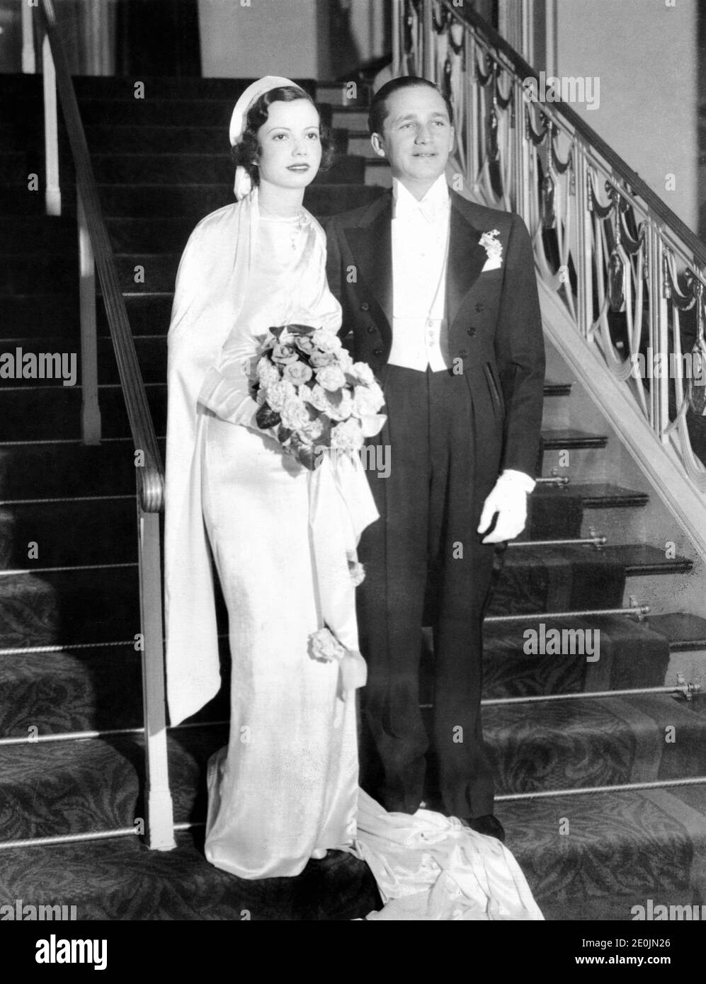 Warner Bros. Director MERVYN LeROY marries DORIS WARNER daughter of ...