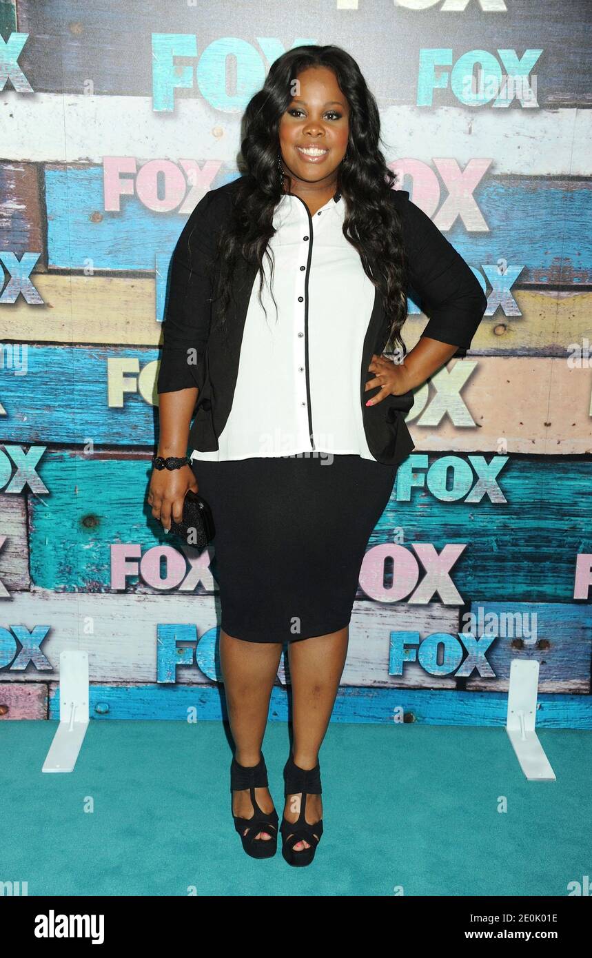 Amber Riley attending the FOX TCA All-Star Party 2012 held at the ...