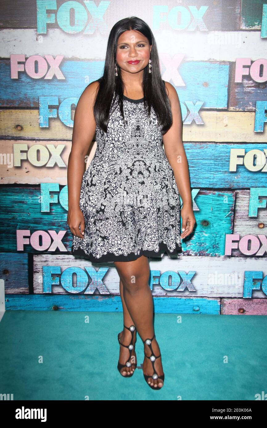 Mindy Kaling Attending The Fox Tca All Star Party 2012 Held At The Sunset Blvd In Hollywood 