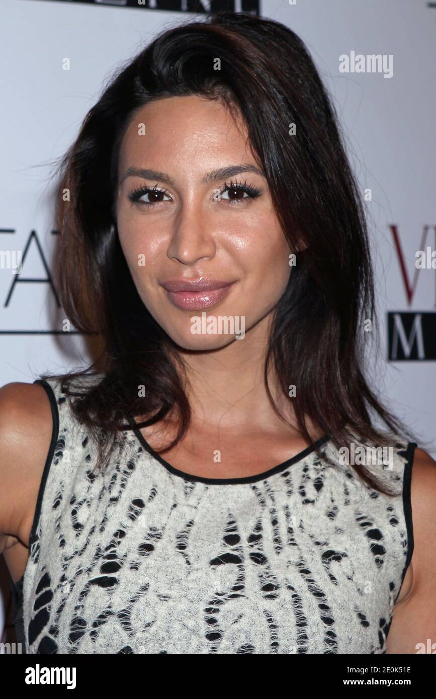 Niki Sabet, Viva Glam Magazine, September Issue launch party, W Hotel,  Hollywood, Los Angeles, CA, USA on July 31, 2012. (Pictured: Niki Sabet).  Photo by Baxter/ABACAPRESS.COM Stock Photo - Alamy