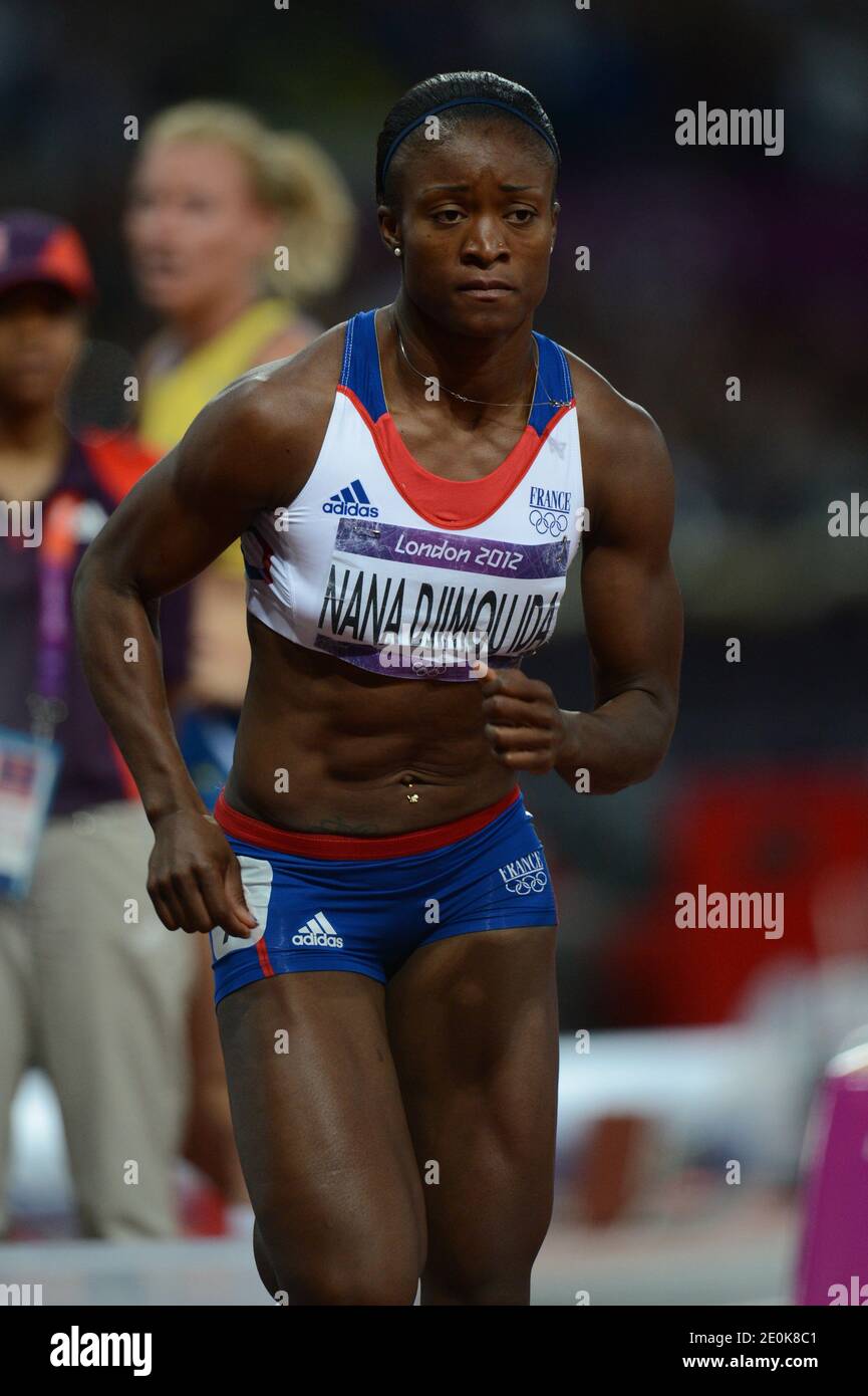 Antoinette Nana Djimou Ida of France competes in the Women's Heptathlon during the London 2012 Olympic Games at Olympic Stadium, in London, UK on August 4, 2012. Photo by Gouhier-Guibbaud-JMP/ABACAPRESS.COM Stock Photo