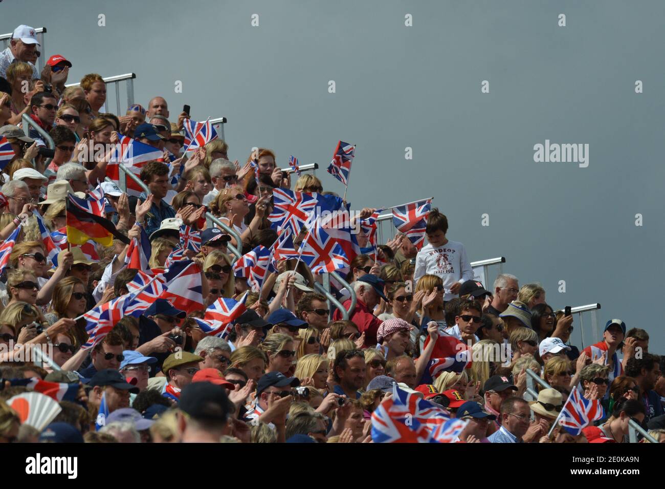Atmosphere at the Individual Jumping Equestrian Final at Greenwich Park during the London 2012 Olympics, in London, UK on August 8, 2012. Photo by Gouhier-Guibbaud-JMP/ABACAPRESS.COM Stock Photo