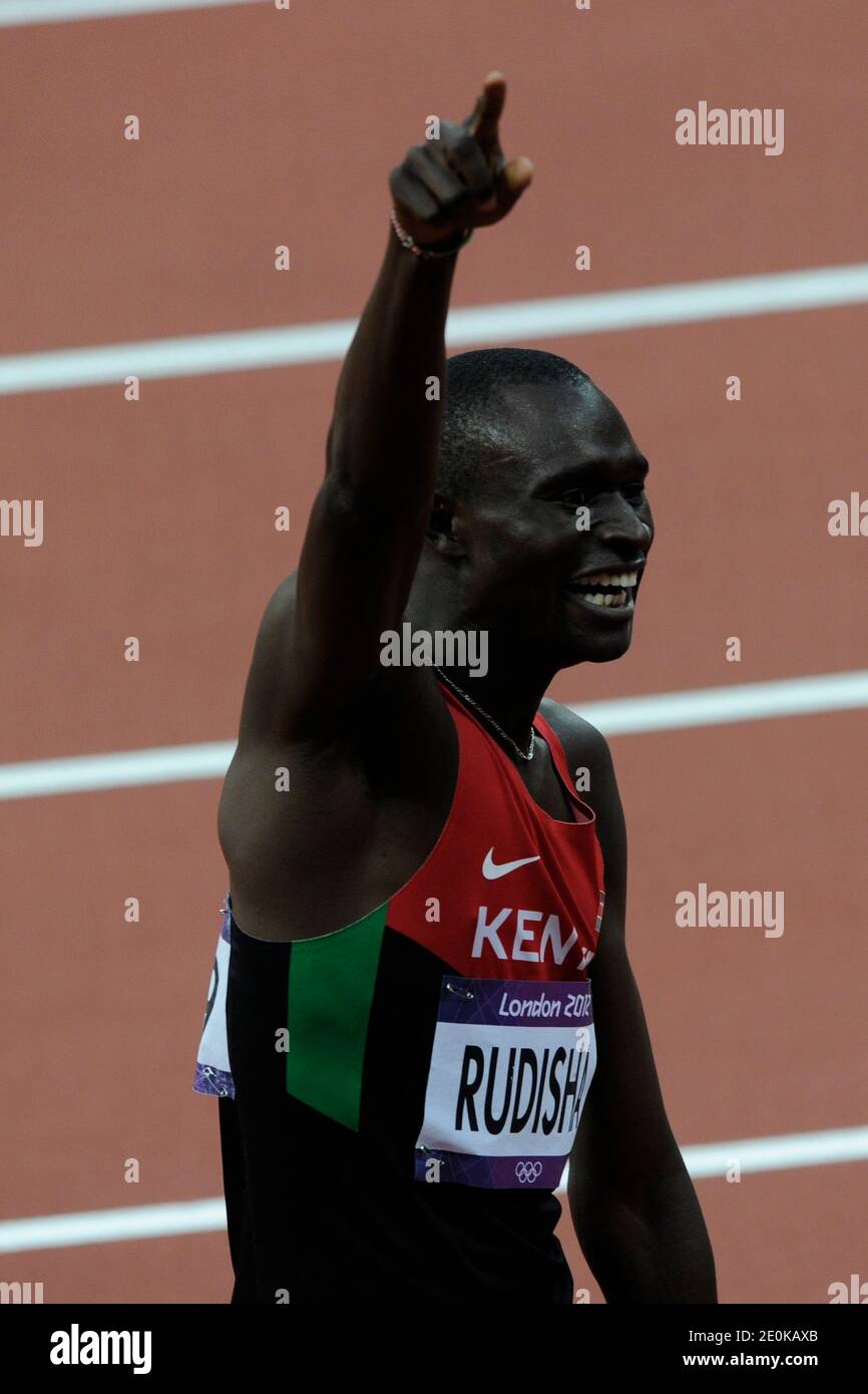 Kenya's Daniel Rudisha beats the world record and wins the gold medal