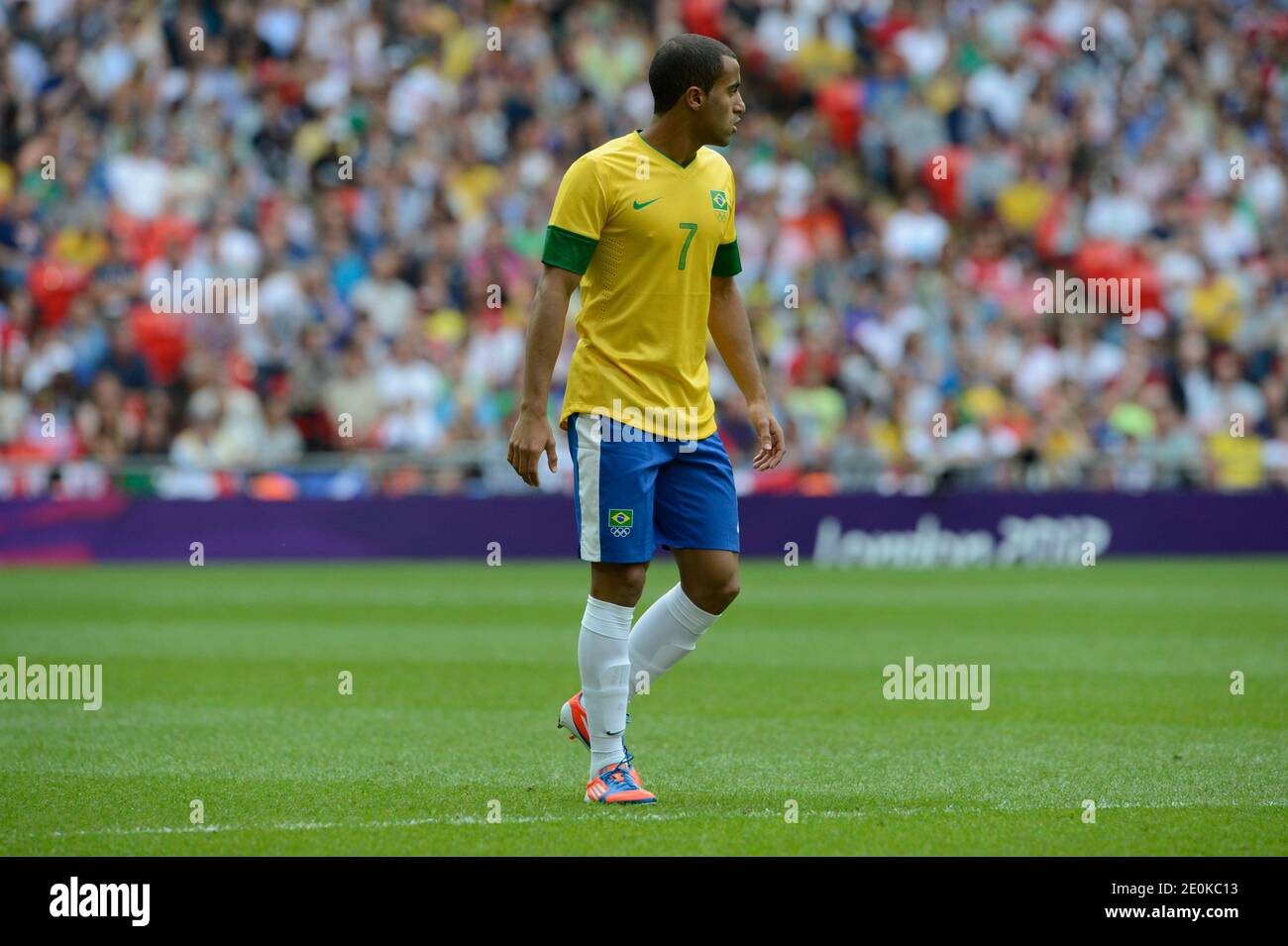 Brasil S Lucas Moura Who Is Going To Play For Paris Saint Germain In The Football Olympic