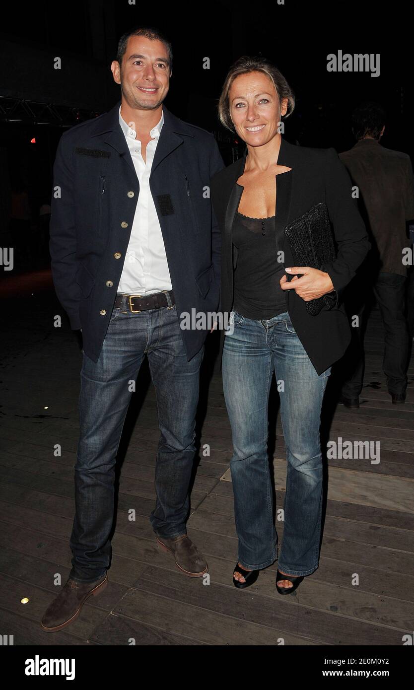 Anne-Sophie Lapix arriving at the Canal Plus Party at the Villa Domergue  during the 62nd Cannes Film Festival in Cannes, France on May 15, 2009.  Photo by Gorassini-Guignebourg/ABACAPRESS.COM Stock Photo - Alamy