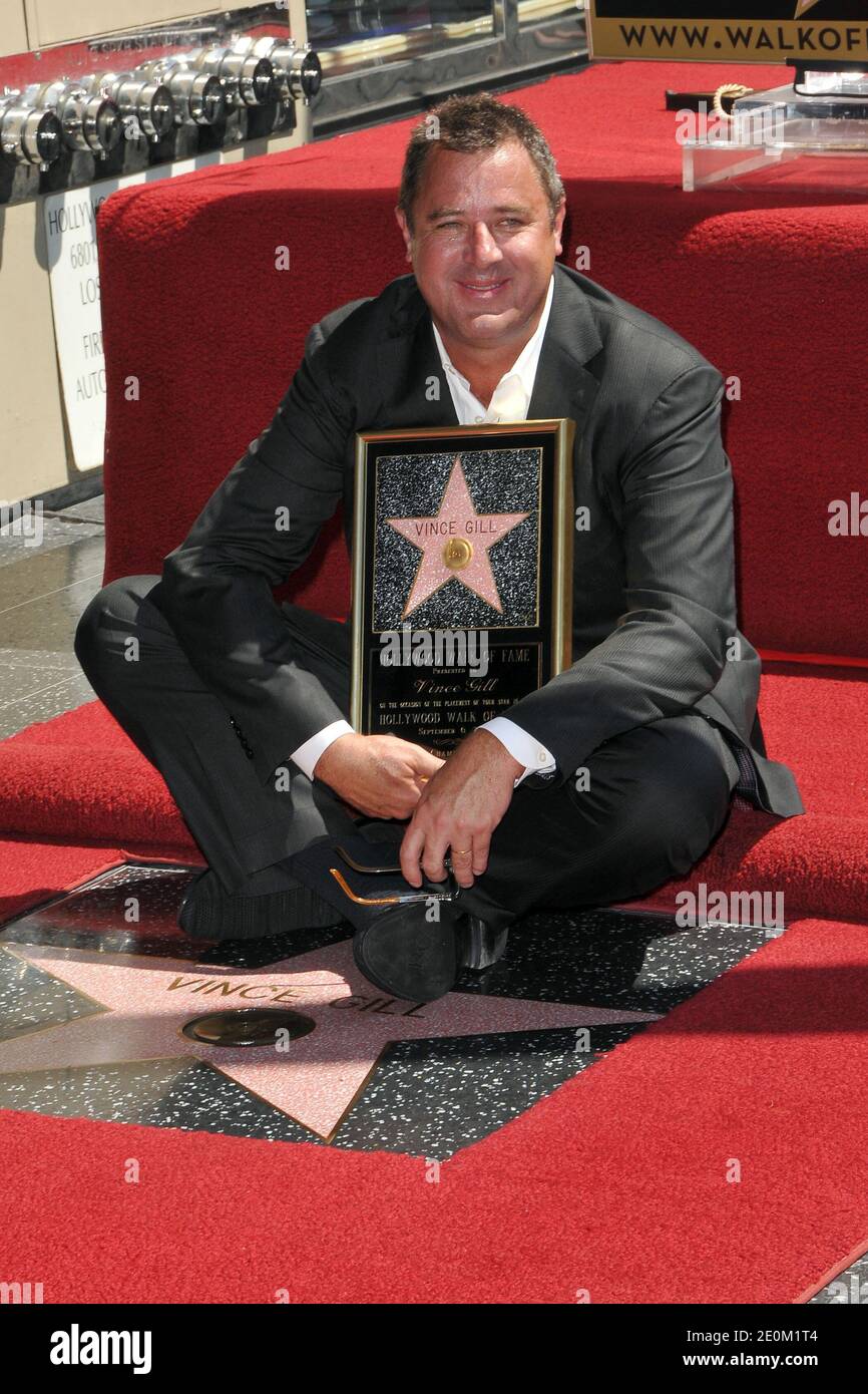 Vince Gill attending Vince Gill Honored with Star on The Hollywood Walk