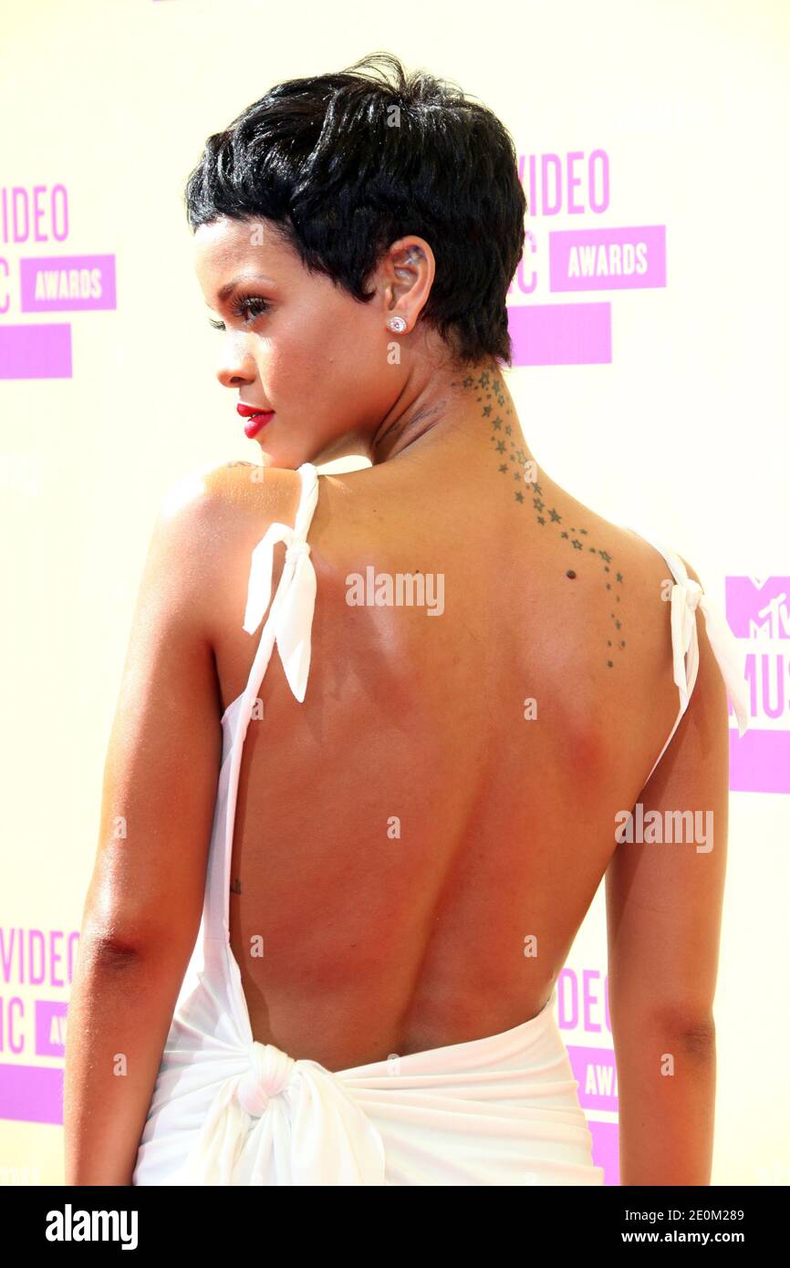 Rihanna arriving at the 2012 'MTV Video Music Awards' held at the Staples Center in Los Angeles, CA, USA on September 6, 2012. Photo by Krista Kennell/ABACAPRESS.COM Stock Photo