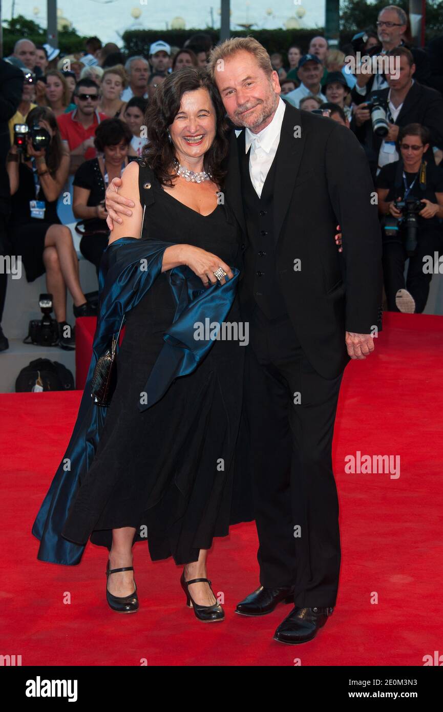 Maria Hofstatter and Director Ulrich Seidl attending the Award and Closing Ceremony during The 69th Venice Film Festival held at the Palazzo del Cinema in Venice, Italy on September 8, 2012. Photo by Nicolas Genin/ABACAPRESS.COM Stock Photo