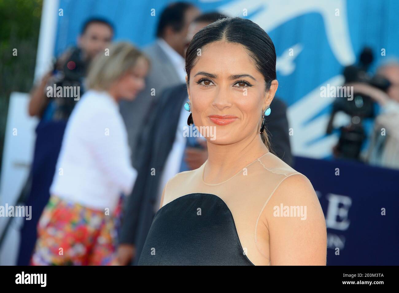 Salma Hayek attending the closing ceremony of the 38th Deauville American Film Festival in Deauville, France on September 8, 2012. Photo by Nicolas Briquet/ABACAPRESS.COM Stock Photo