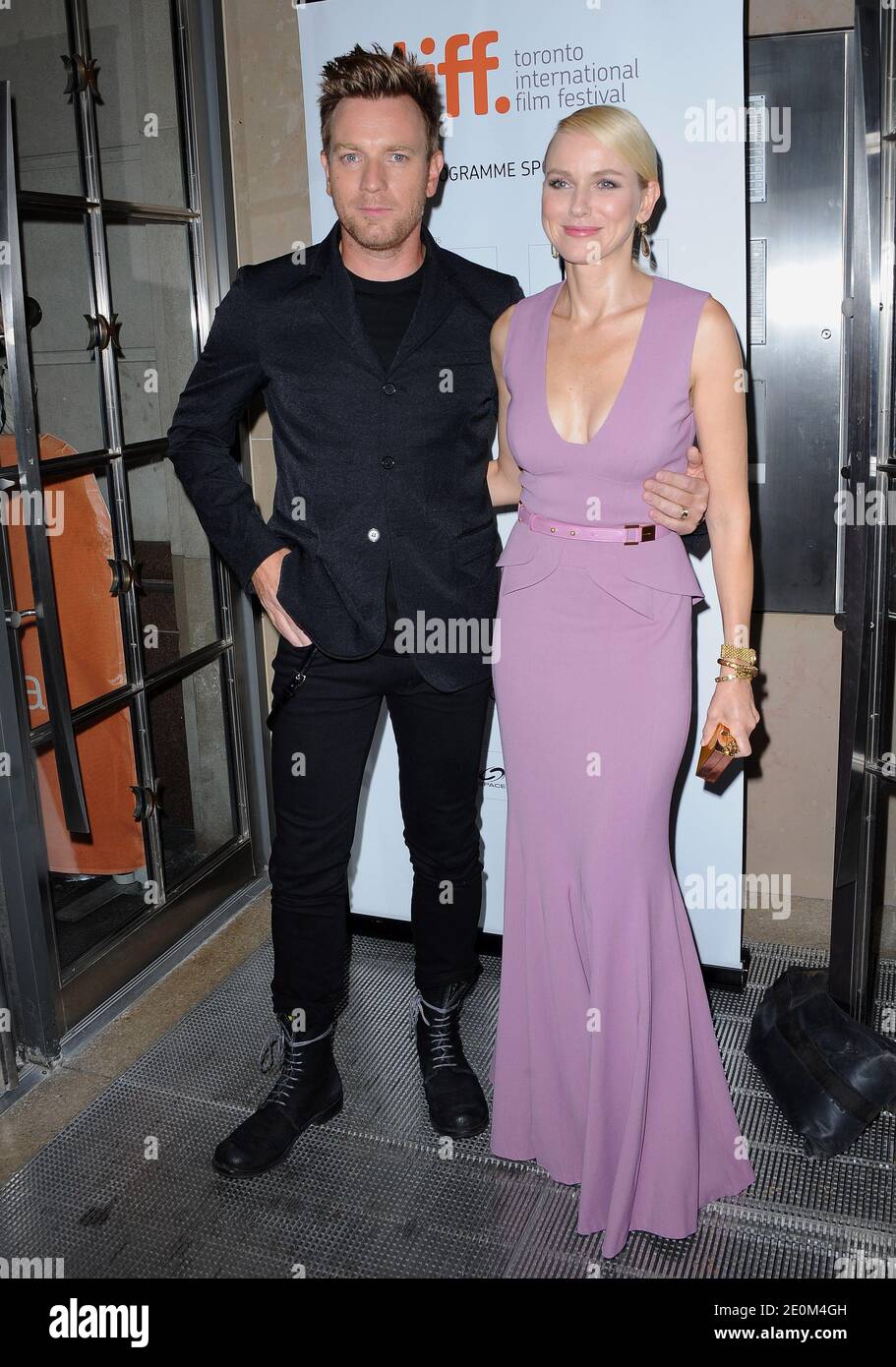 Ewan McGregor and Naomi Watts attend 'The Impossible' screening during the 37th Toronto International Film Festival TIFF, in Toronto, Canada on September 9, 2012. Photo by Lionel Hahn/ABACAPRESS.COM Stock Photo