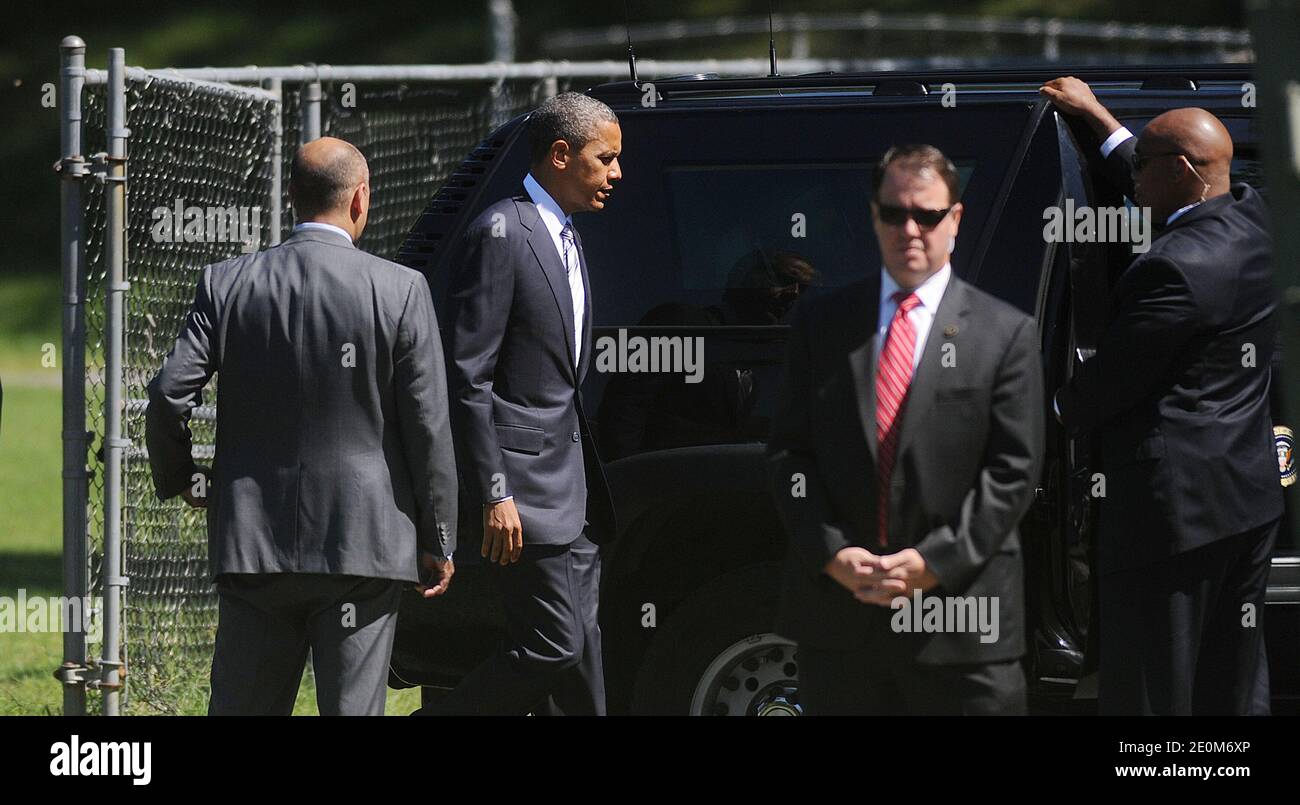 Obama Walter Reed President Barack Obama arrives at Walter Reed National Military Medical ...