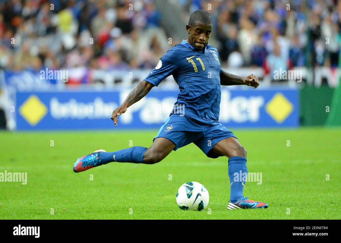 France's Rio Mavuba during the World Cup 2014 qualifying soccer match, France Vs Belarus at Stade de France in Saint-Denis near Paris, France on September 11, 2012. France won 3-1. Photo by Christian Liewig/ABACAPRESS.COM Stock Photo