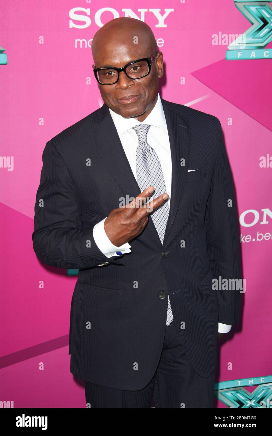 LA Reid arrives to the premiere of XFactor Season Two in Hollywood