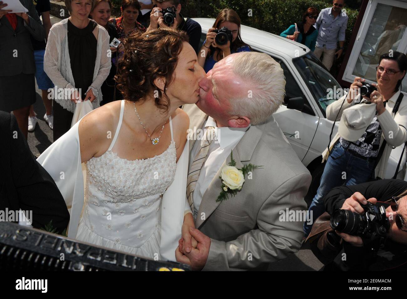 Annie Thierry Olive Attending Thierry Olive And Annie L Amour Est Dans Le Pre 7 Wedding In Ver France On September 15 12 Photo By Wyters Marechal Abacapress Com Stock Photo Alamy