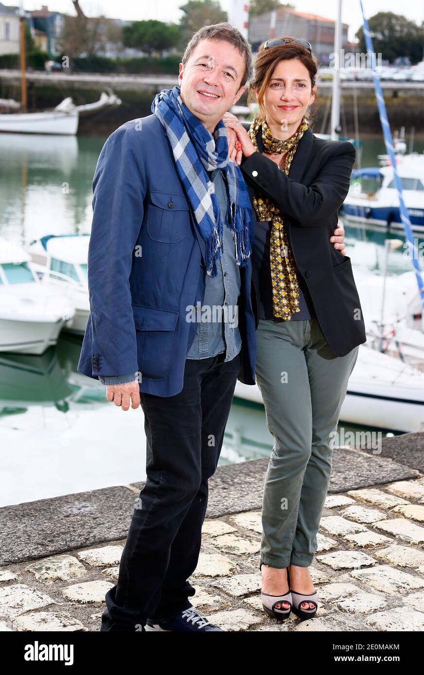 Valerie Karsenti and frederic Bouraly for ' Scenes de menages' attending the 14th Festival of TV Fiction in La Rochelle, France, on September 15, 2012. Photo by Patrick Bernard/ABACAPRESS.COM Stock Photo