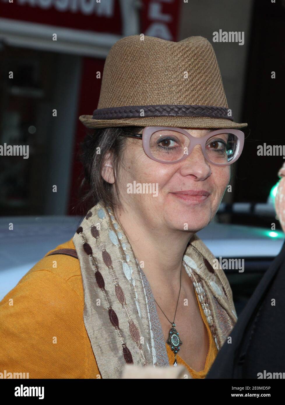 Catherine Ringer arriving at a TV taping of 'Hier Encore' held at the ...