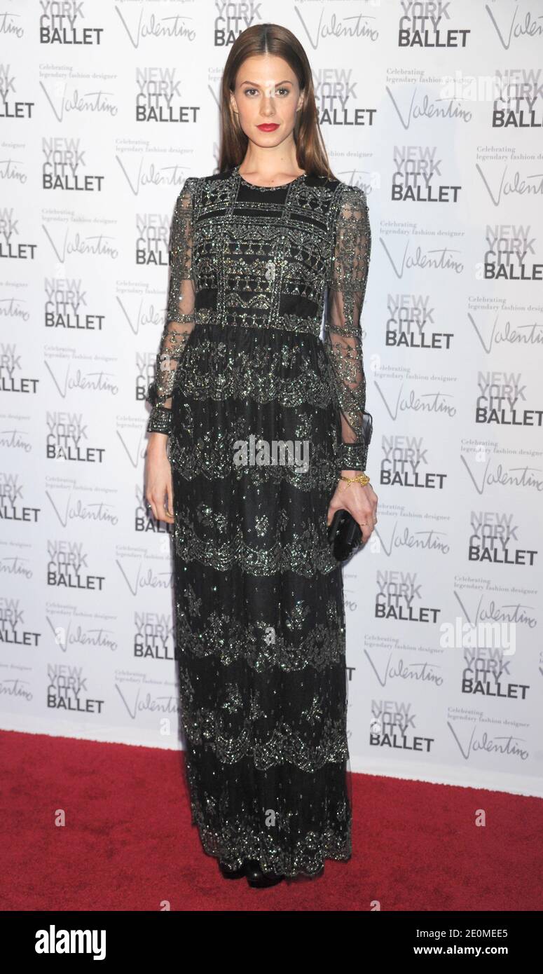 Elettra Rossellini Wiedemann attending the New York City Ballet's Fall Gala at Lincoln Center in New York City, NY, USA on September 20, 2012. Photo by Dennis Van Tine/ABACAPRESS.COM Stock Photo