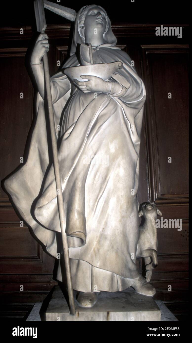 St Genevieve, patron saint of Paris Stock Photo Alamy