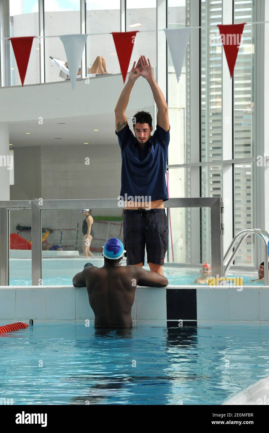 Speedo Event French Swimmer Benjamin Stasiulis during a Speedo event at the Dome ...