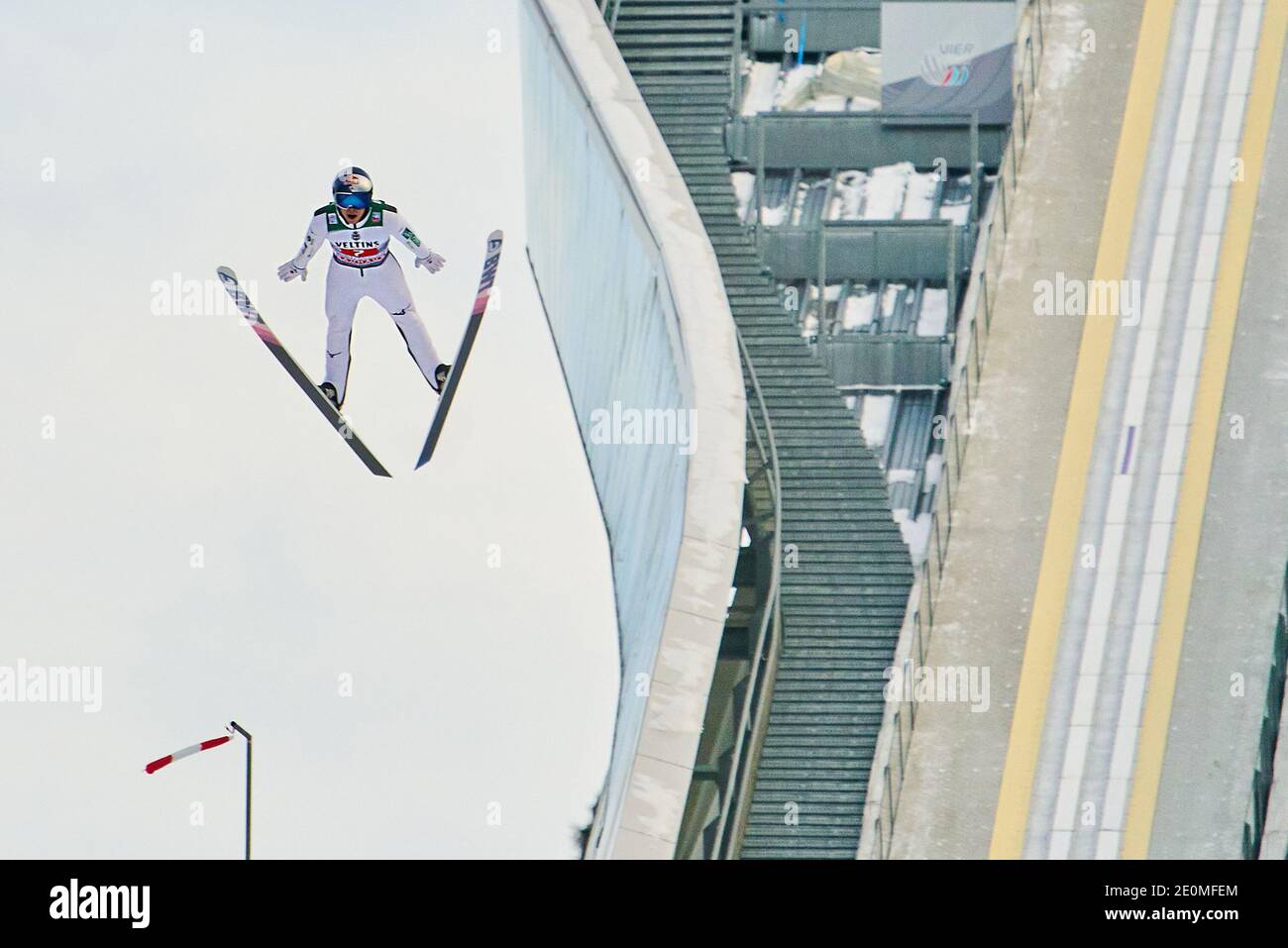 Ryoyu KOBAYASHI, JPN  in action at the Four Hills Tournament Ski Jumping at Olympic Stadium, Grosse Olympiaschanze in Garmisch-Partenkirchen, Bavaria, Germany, January 01, 2021.  © Peter Schatz / Alamy Live News Stock Photo