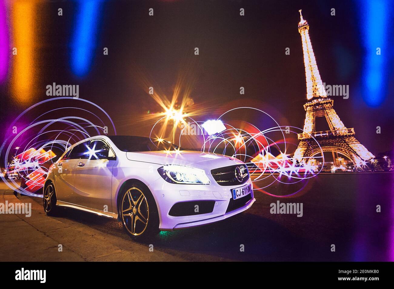 Atmosphere during the launch of the new Mercedes Classe A held at the 'Point Ephemere' in Paris, France on September 26, 2012. Photo by Nicolas Genin/ABACAPRESS.COM Stock Photo