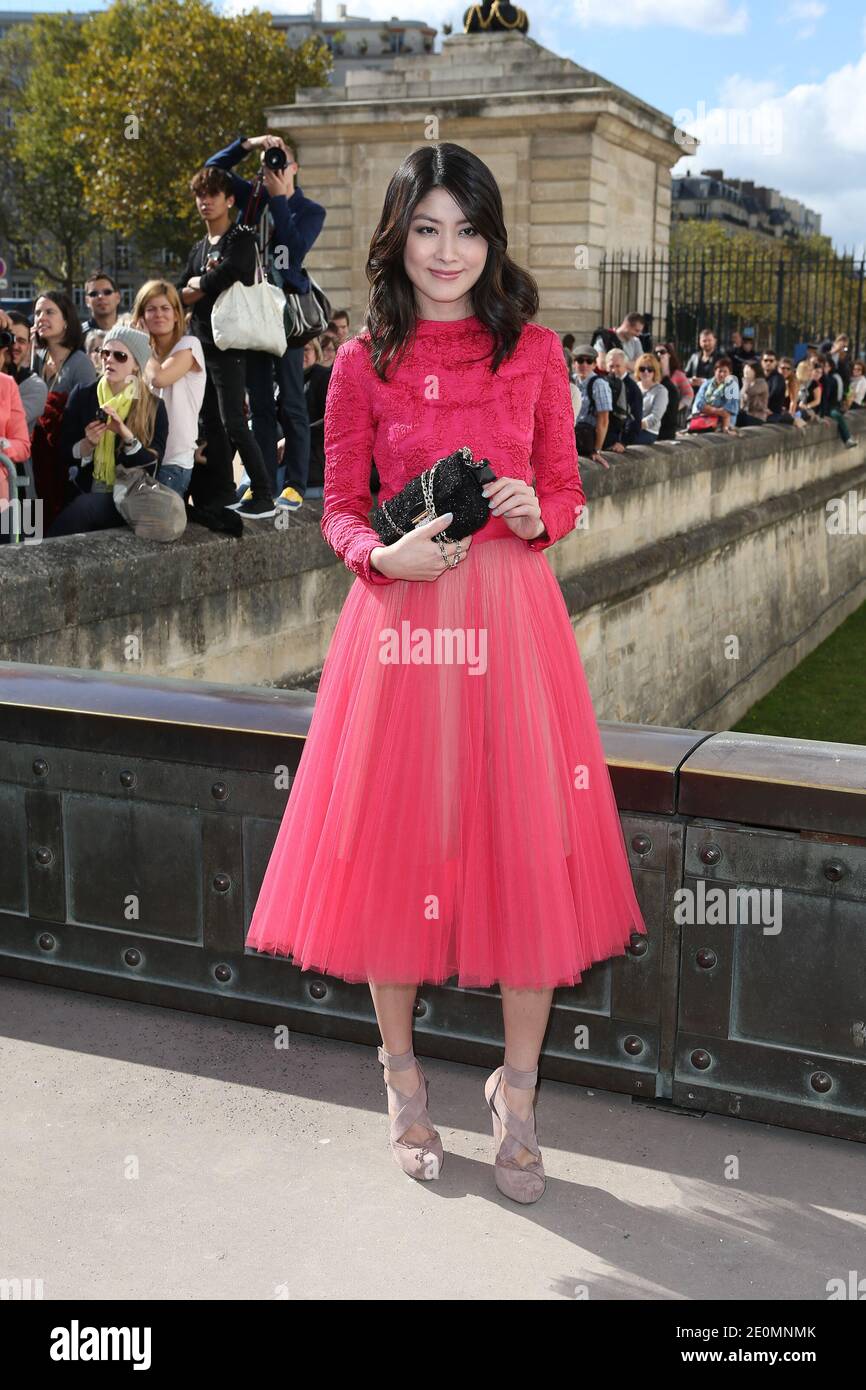 Kelly Chan attending Christian Dior Spring-Summer 2013 Ready-To-Wear ...