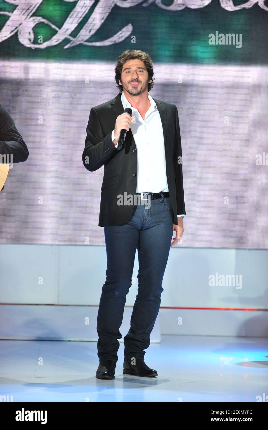 Patrick Fiori at the taping of Vivement Dimanche on September 12, 2012 in Paris, France. Photo by Max Colin/ABACAPRESS.COM Stock Photo