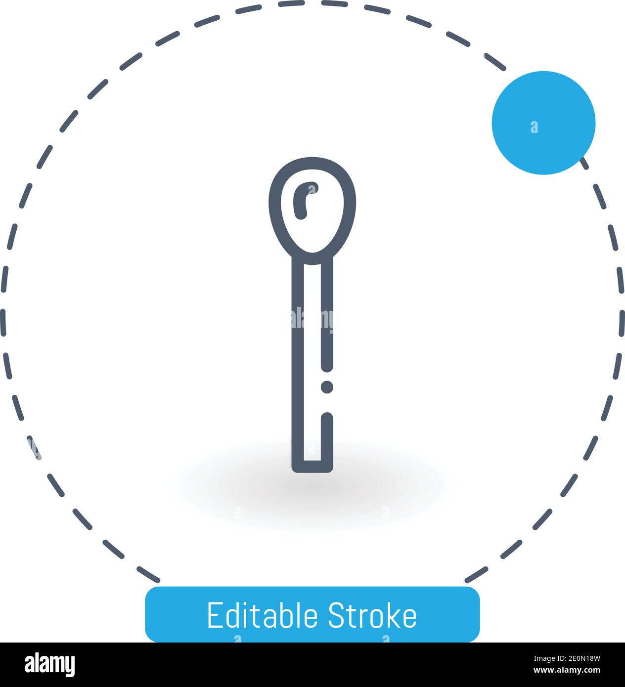 match vector icon editable stroke outline icons for web and mobile Stock Vector