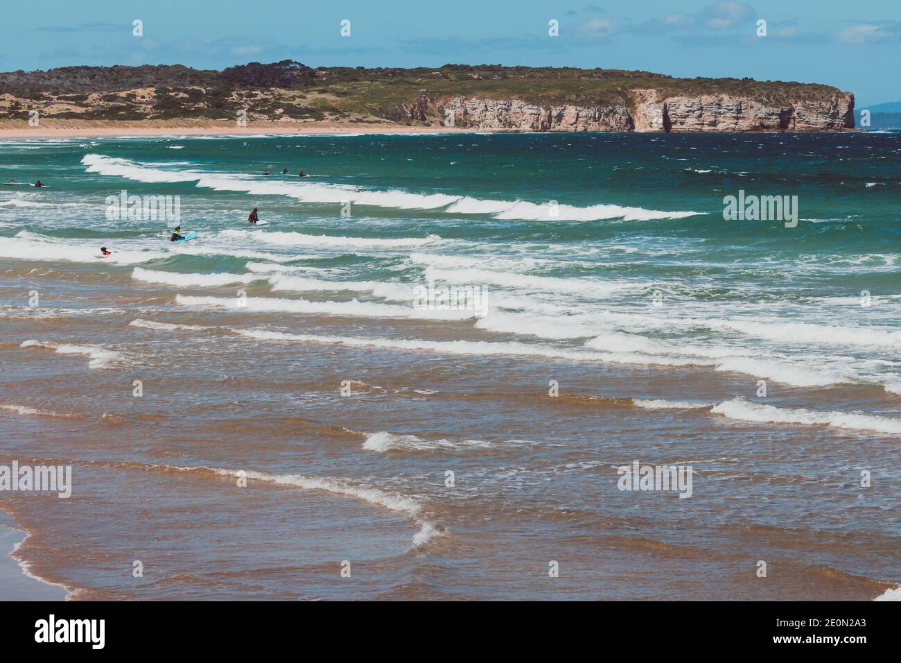 CLIFTON BEACH, AUSTRALIA December 26th, 2020 pristine wild landscape at Clifton Beach in