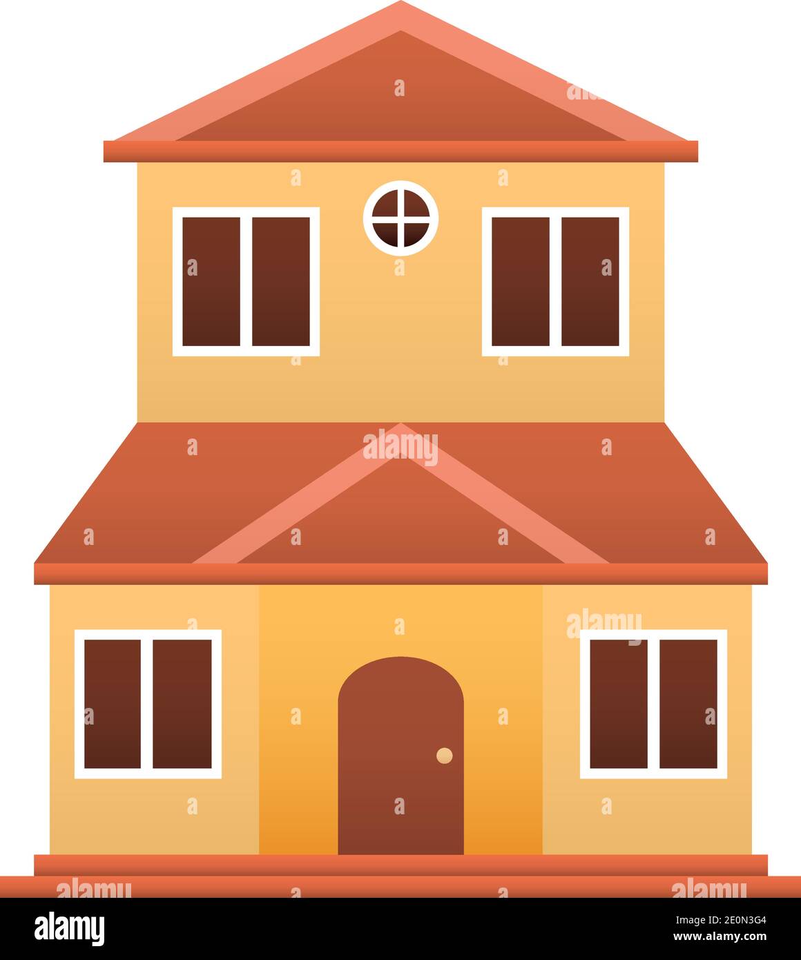 Front facing roof Cut Out Stock Images & Pictures - Alamy