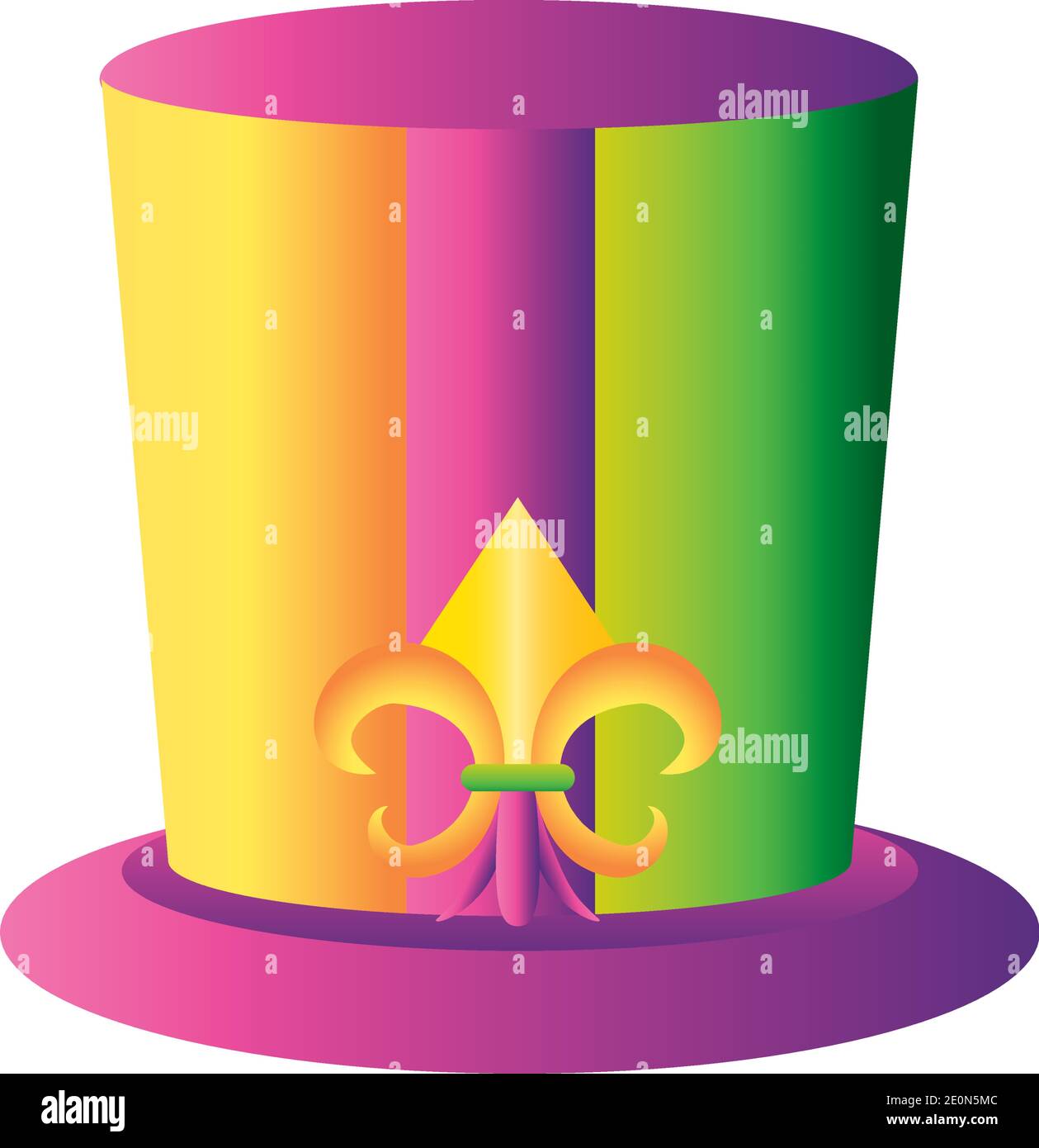 mardi gras top hat