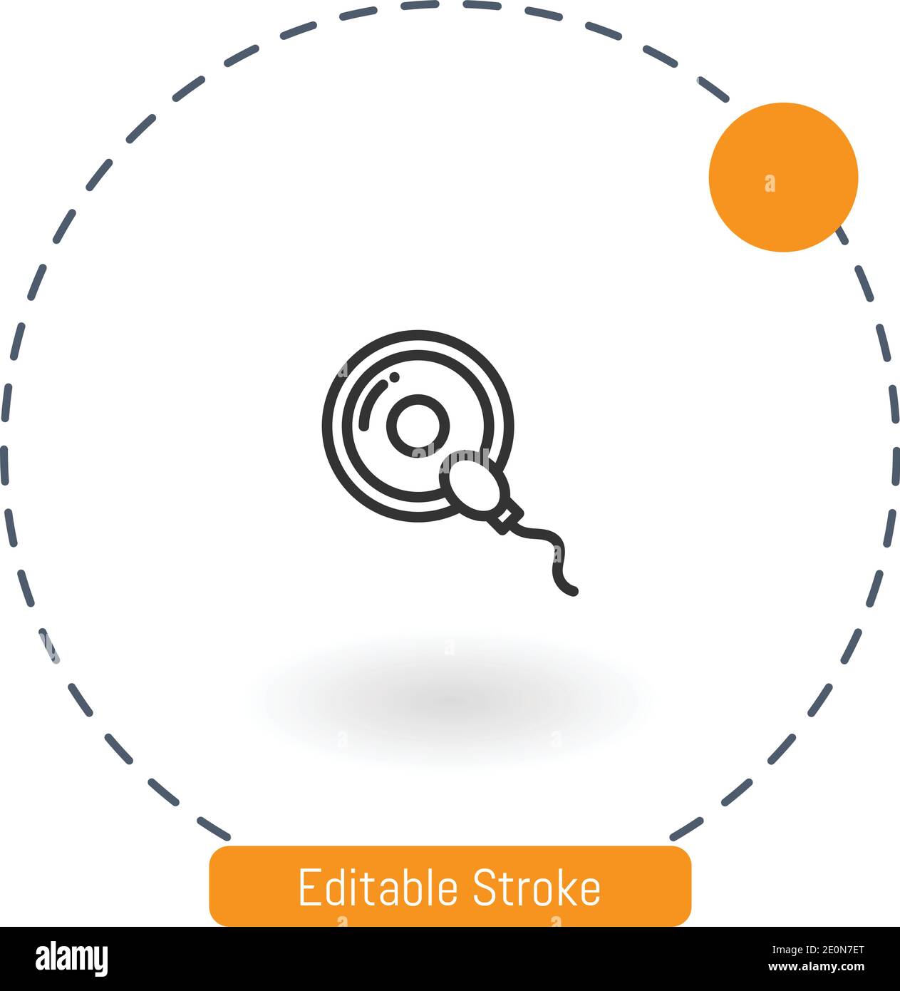 fertilization vector icon editable stroke outline icons for web and ...
