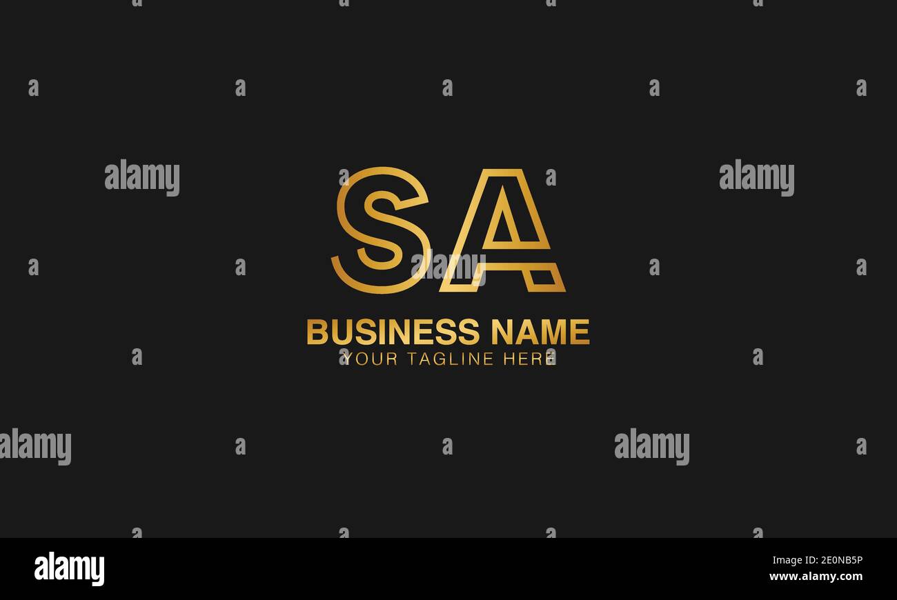 S A Logo Design High Resolution Stock Photography And Images Alamy