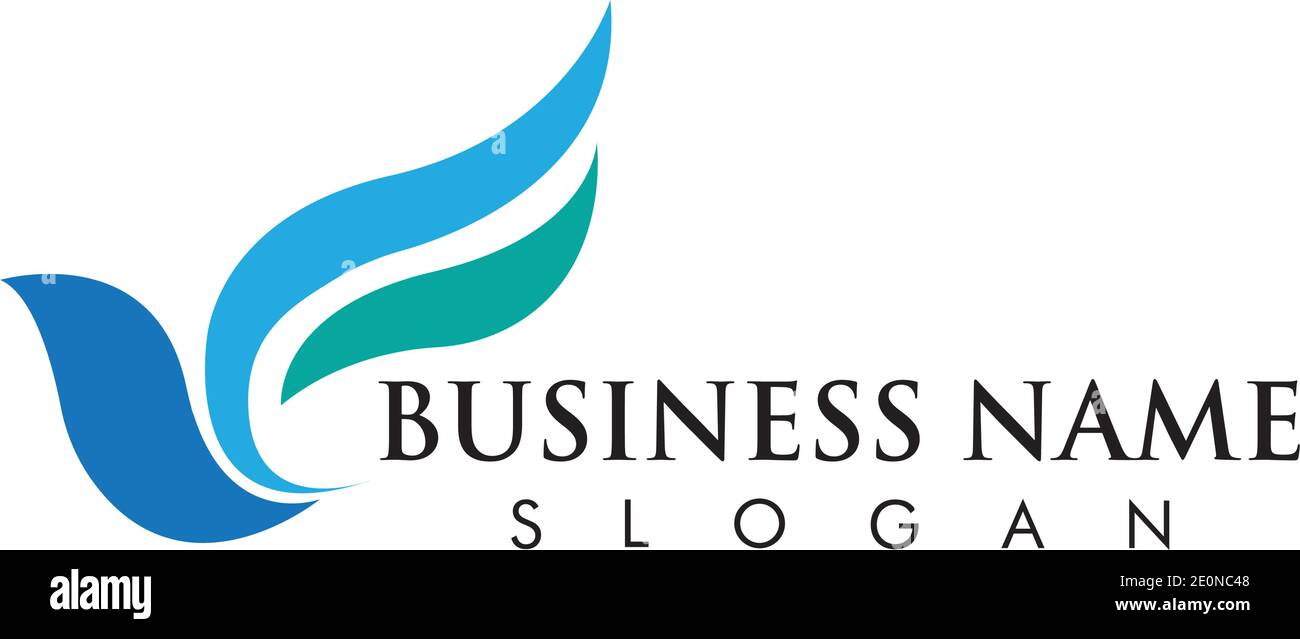 Bird Dove Logo Template Bird logo template, Animal flying icon design ...
