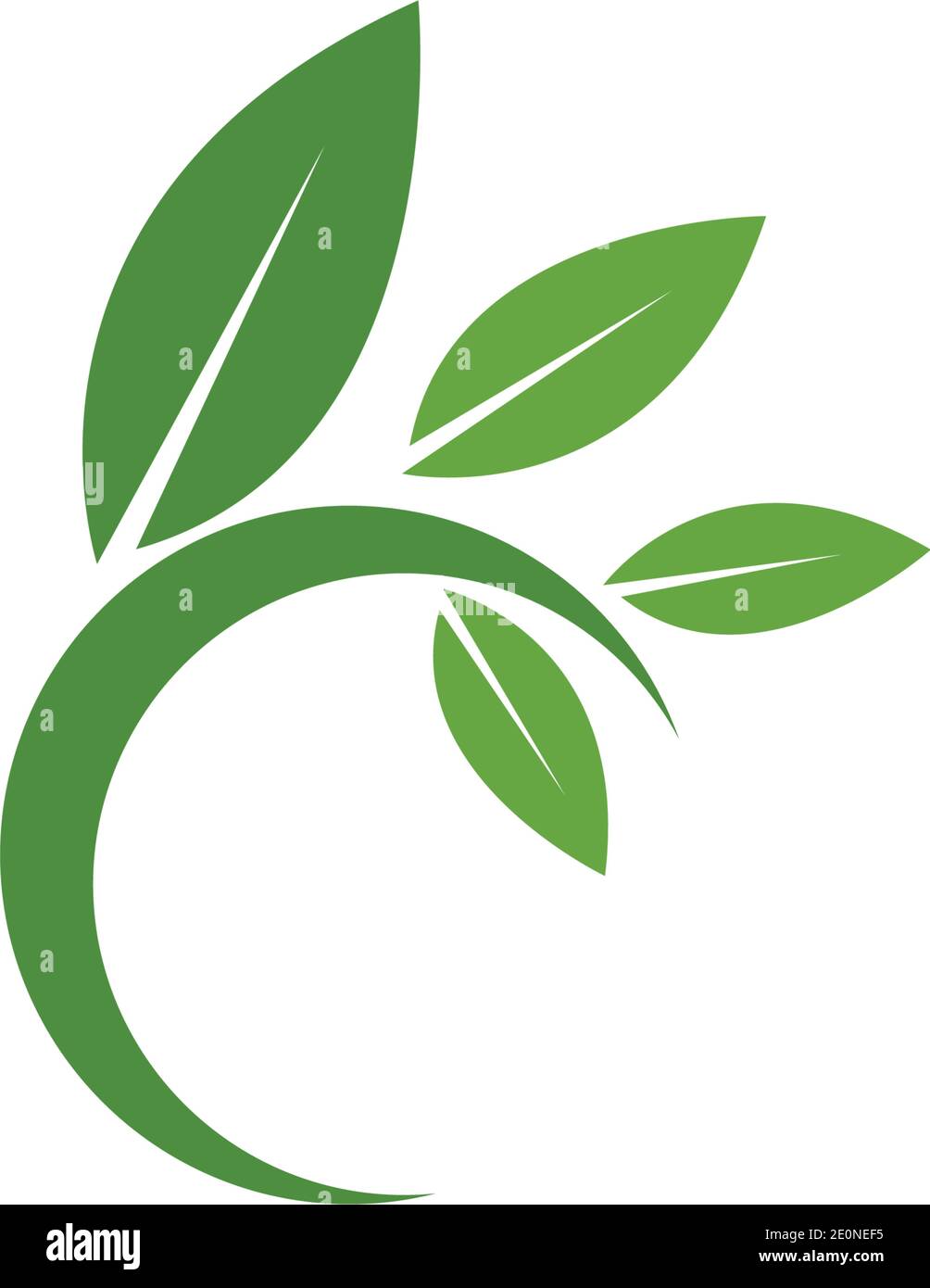Logos of green Tree leaf ecology nature element vector Stock Vector ...