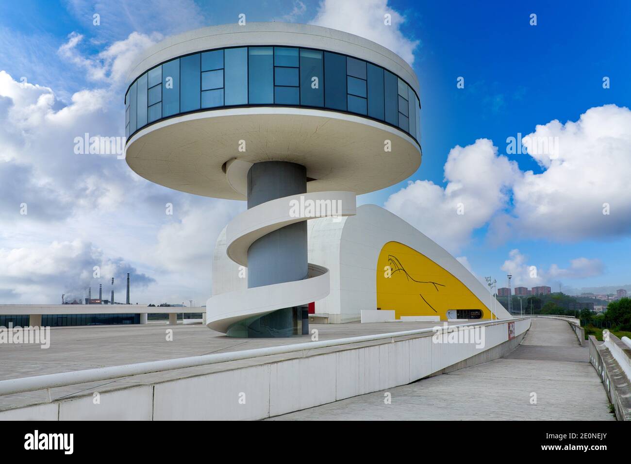 Oscar Niemeyer International Cultural Centre, Avilés, Asturias, Spain ...