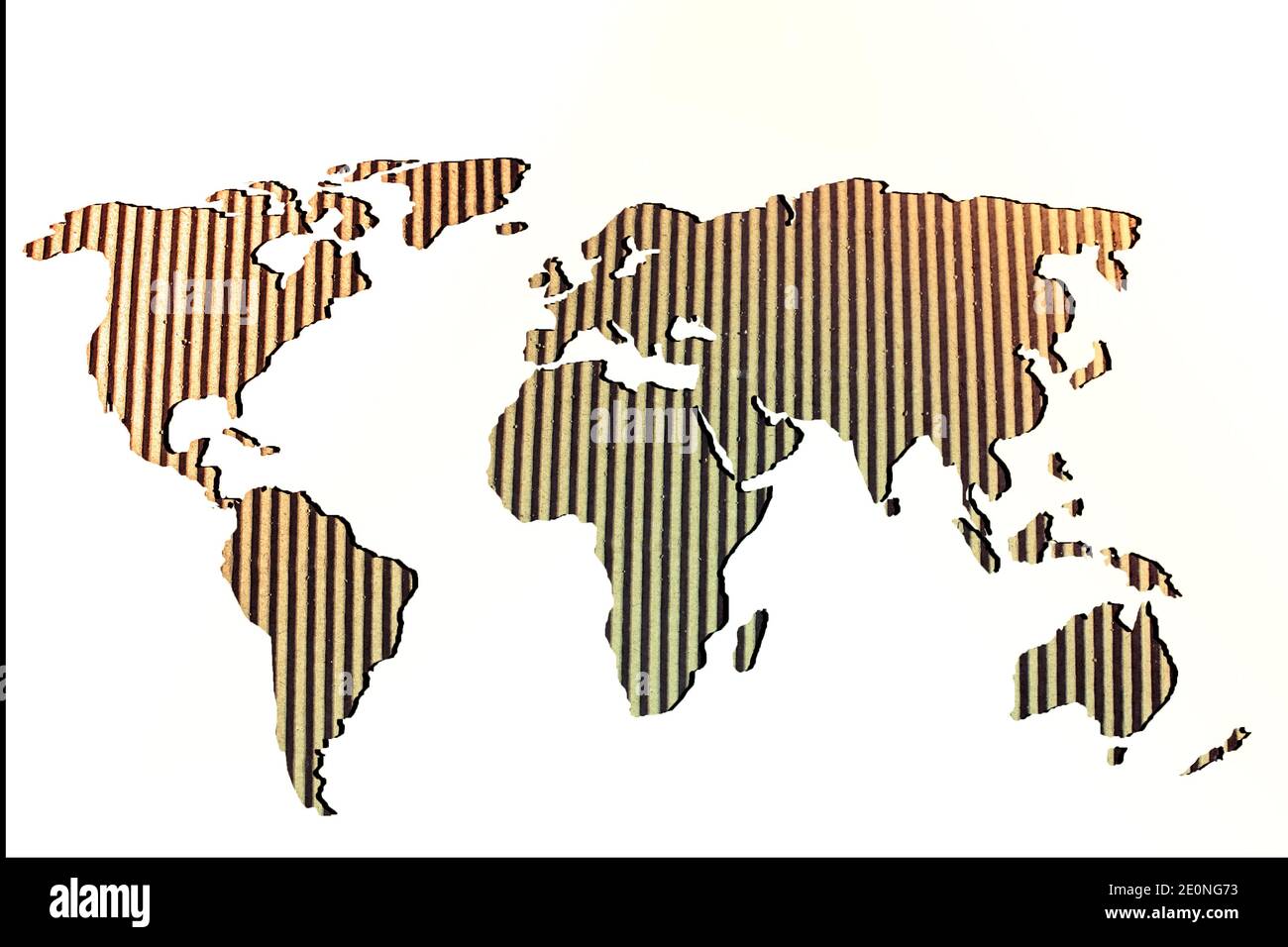 Roughly sketched out world map as global business concepts Stock Photo ...