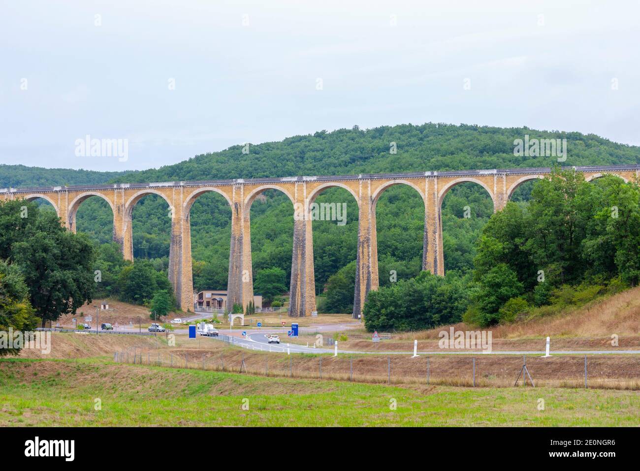 The viaduct near Souillac in the MidiPyrenees region of southern