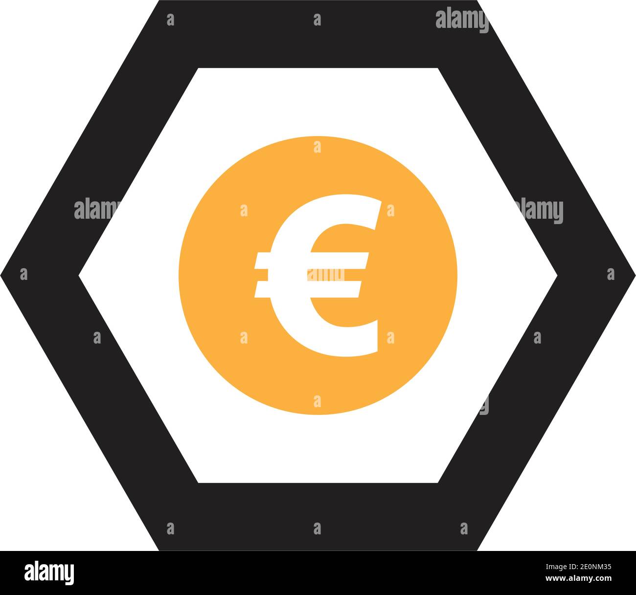euro money vector icon illustration design template - vector Stock ...