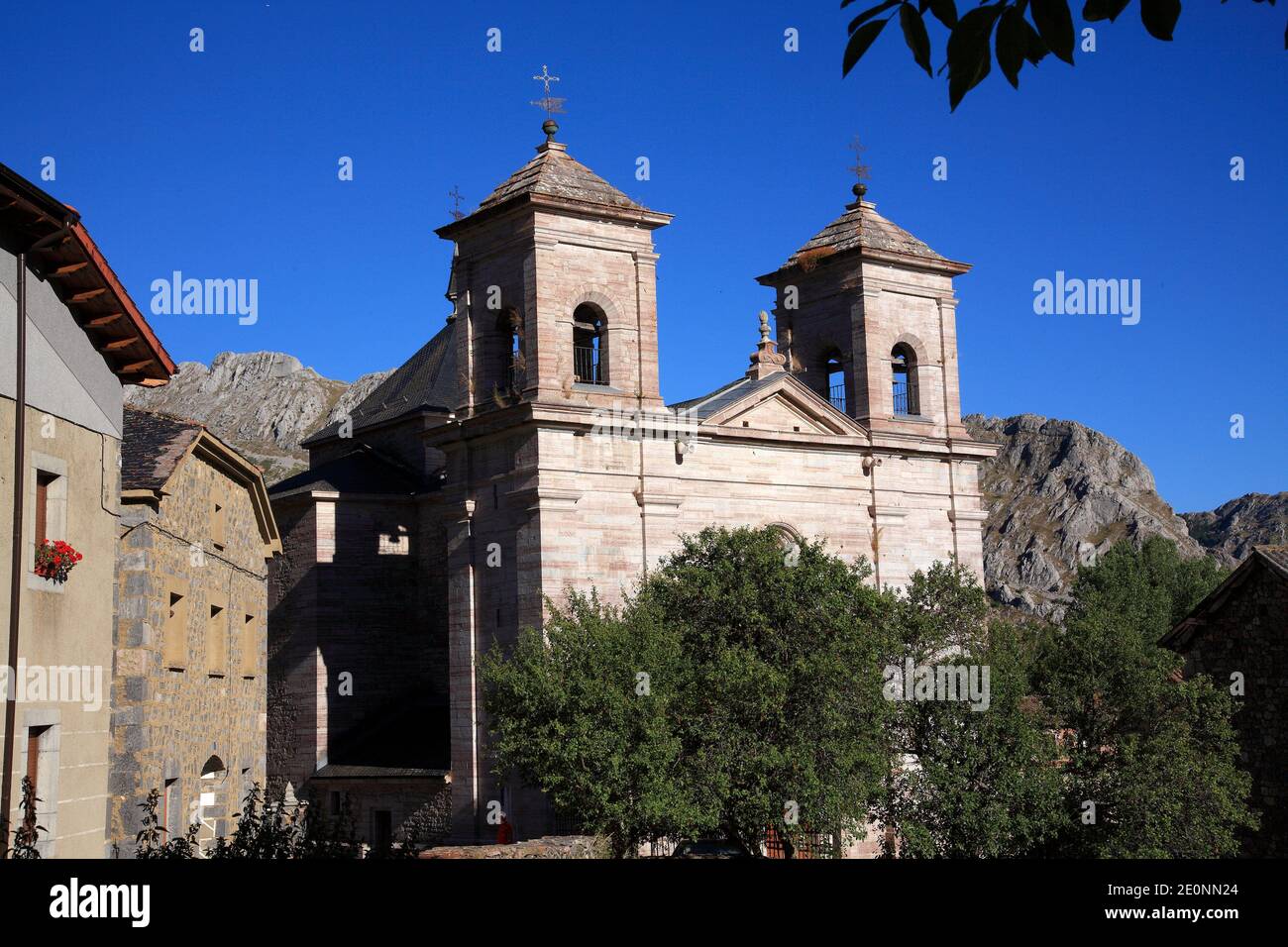 Mountain cathedral in Lois. León. Stock Photo
